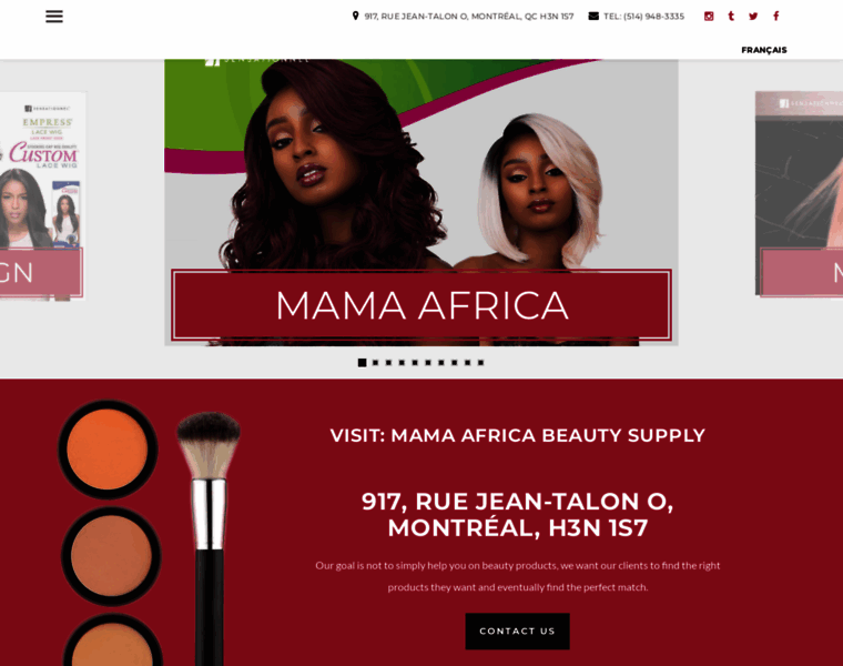Mamaafricabeautysupply.com thumbnail