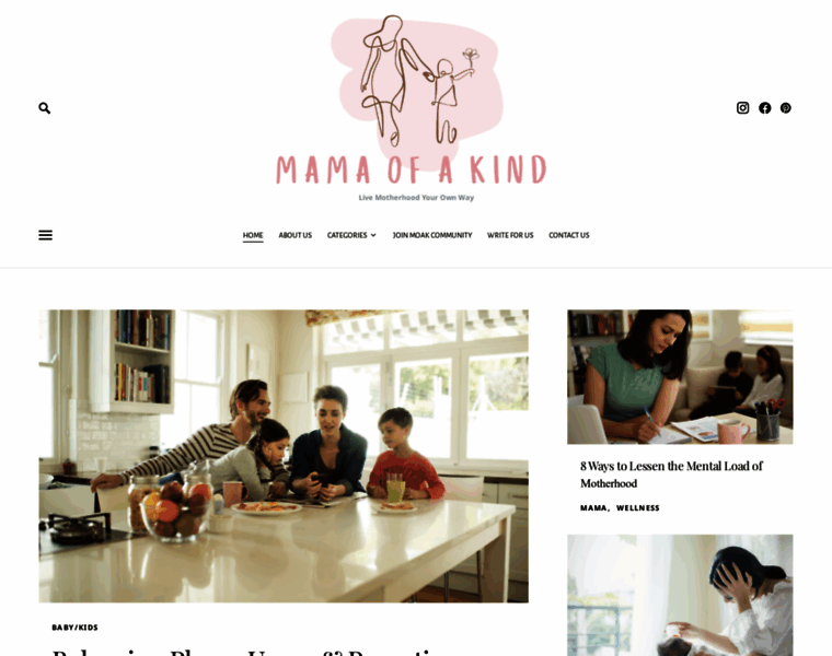 Mamaofakind.com thumbnail