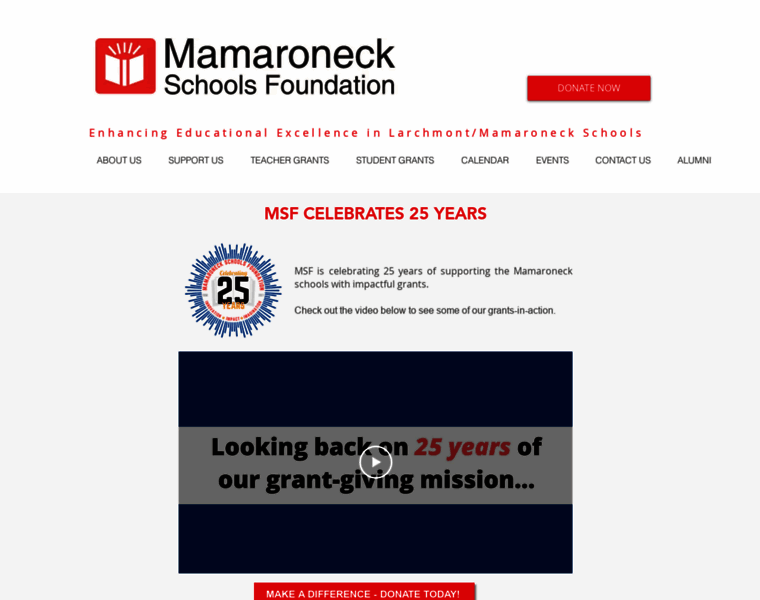 Mamaroneckschoolsfoundation.org thumbnail