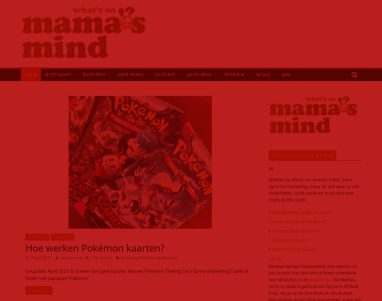 Mamas-mind.nl thumbnail