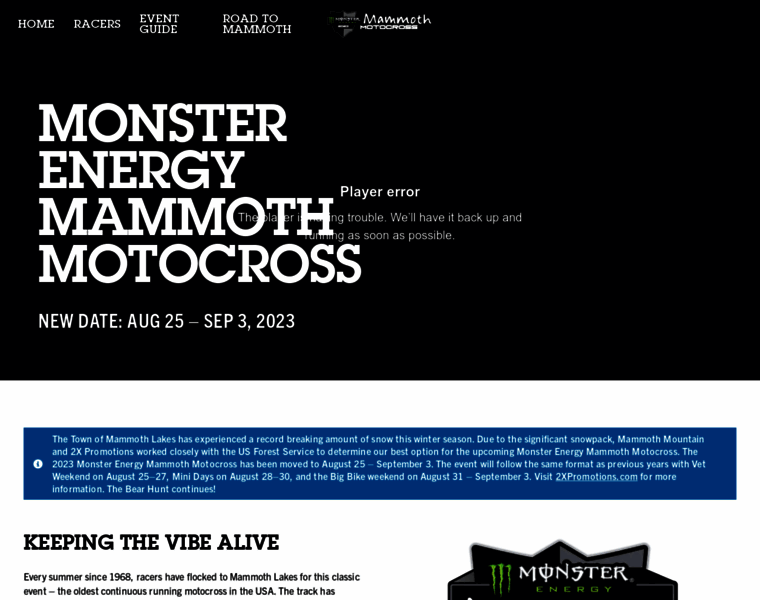 Mammothmotocross.com thumbnail