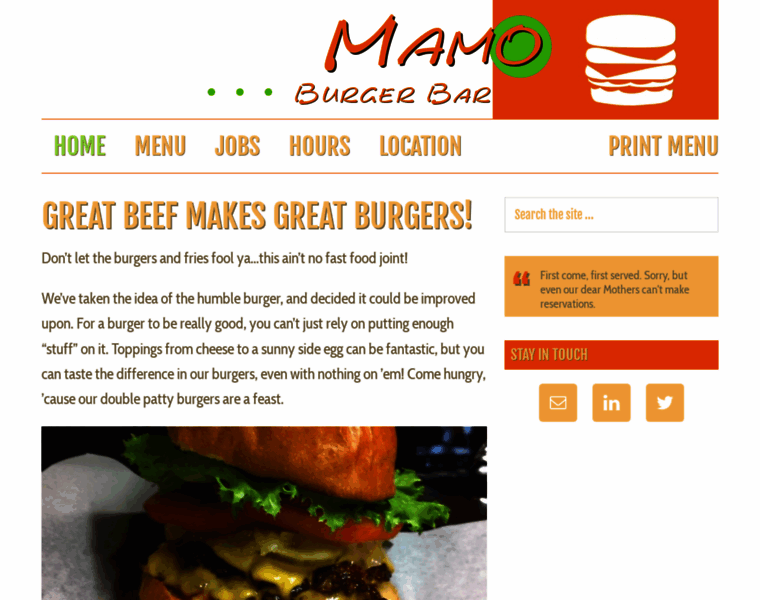 Mamoburgerbar.com thumbnail