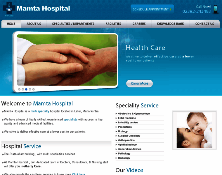 Mamtahospital.com thumbnail