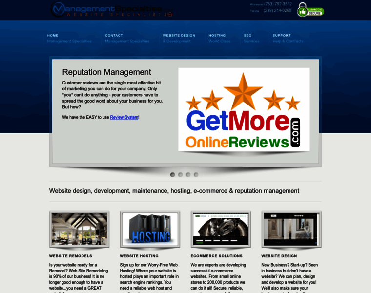 Managementspecialties.com thumbnail