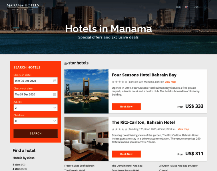 Manama-hotels.com thumbnail