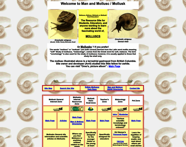 Manandmollusc.net thumbnail
