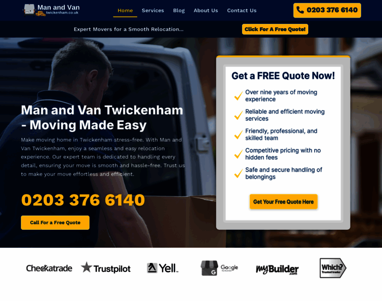 Manandvantwickenham.co.uk thumbnail