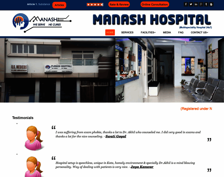 Manashhospital.com thumbnail