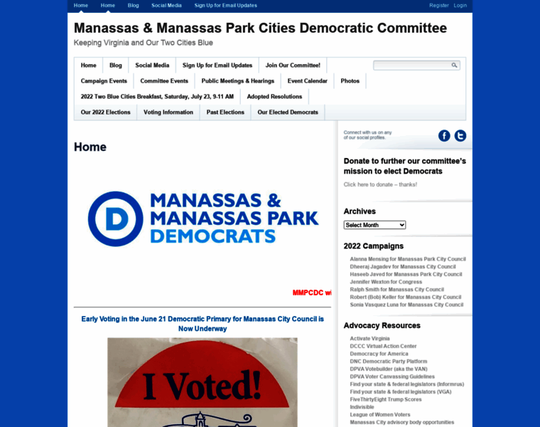 Manassascitydemocrats.org thumbnail