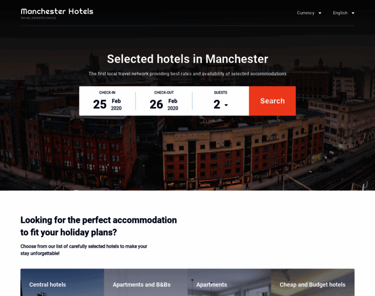 Manchesters-hotels.com thumbnail