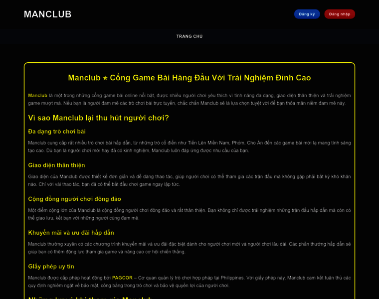 Manclubvn.pro thumbnail