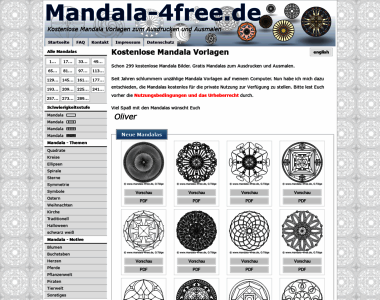 Mandala-4free.de thumbnail