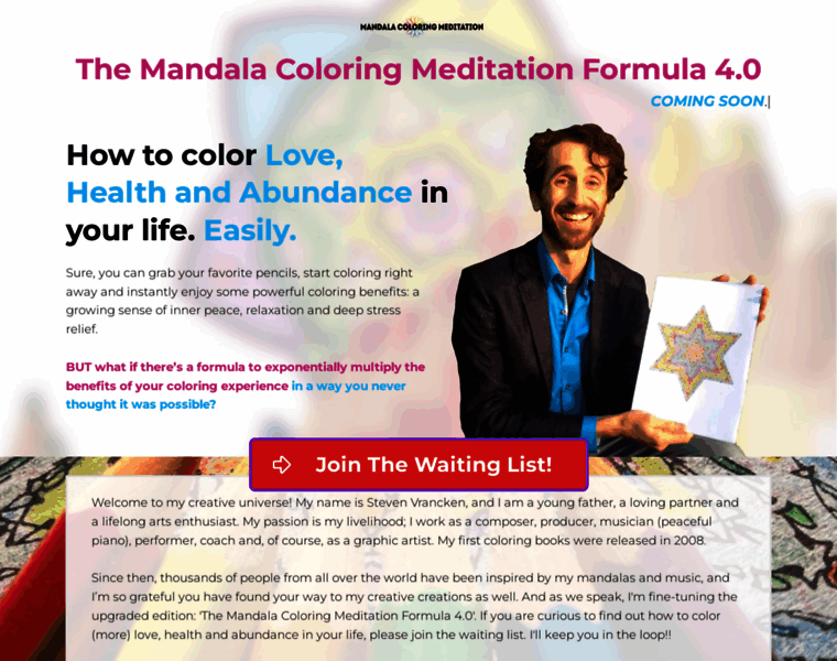 Mandalacoloringmeditation.com thumbnail
