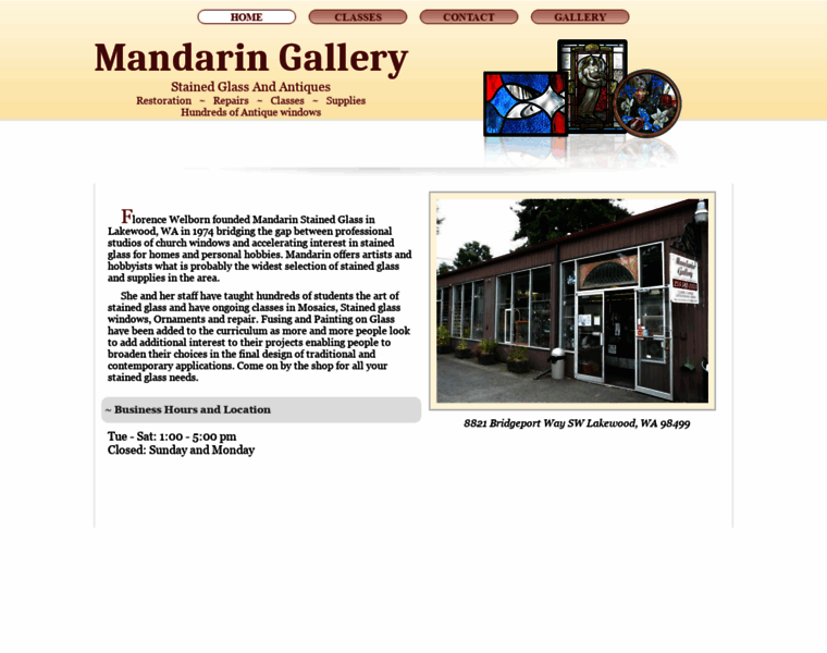 Mandarinstainedglass.com thumbnail