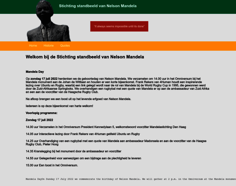 Mandelastichting.nl thumbnail