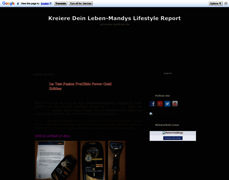 Mandys-lifestyle-report.de thumbnail