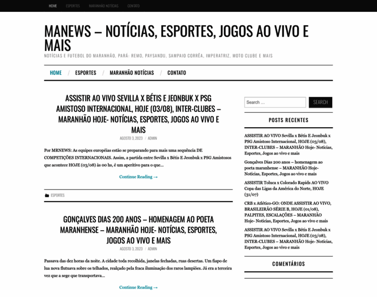 Manews.com.br thumbnail