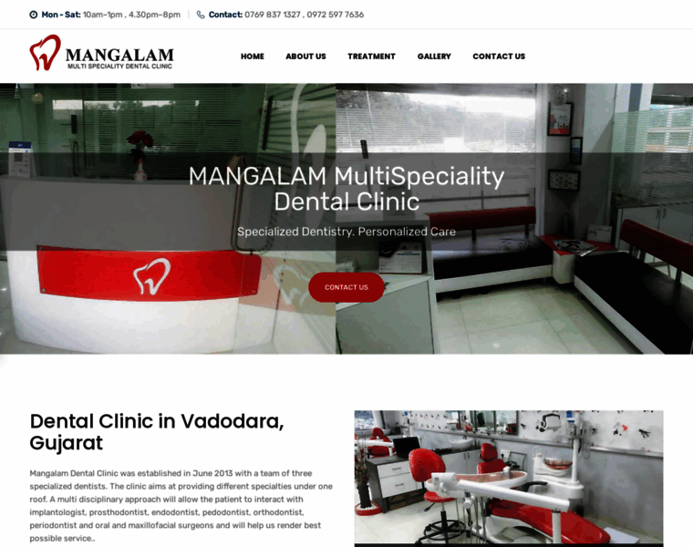 Mangalamdentalclinic.com thumbnail