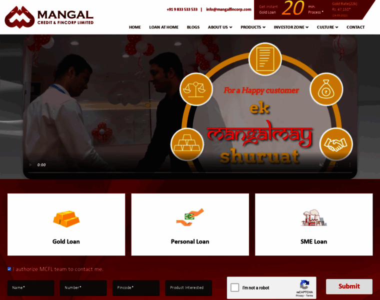Mangalfincorp.com thumbnail