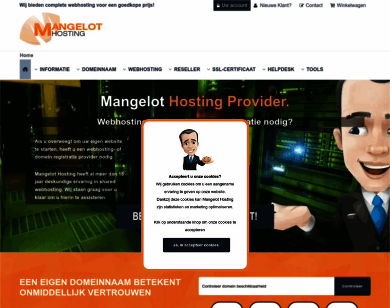 Mangelot-hosting.nl thumbnail