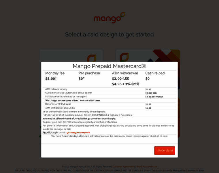 Mangovisacard.com thumbnail