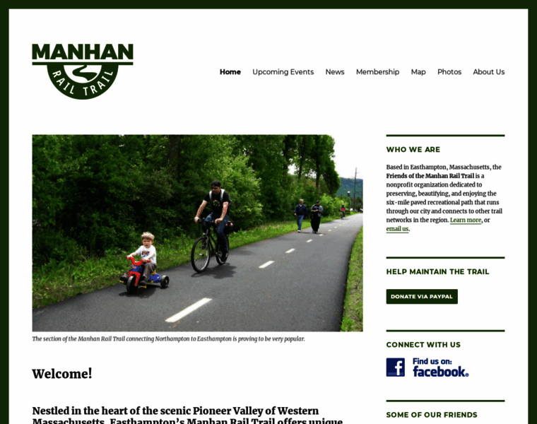 Manhanrailtrail.org thumbnail