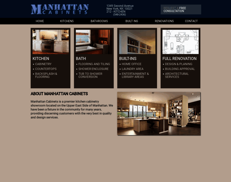 Manhattancabinets.com thumbnail