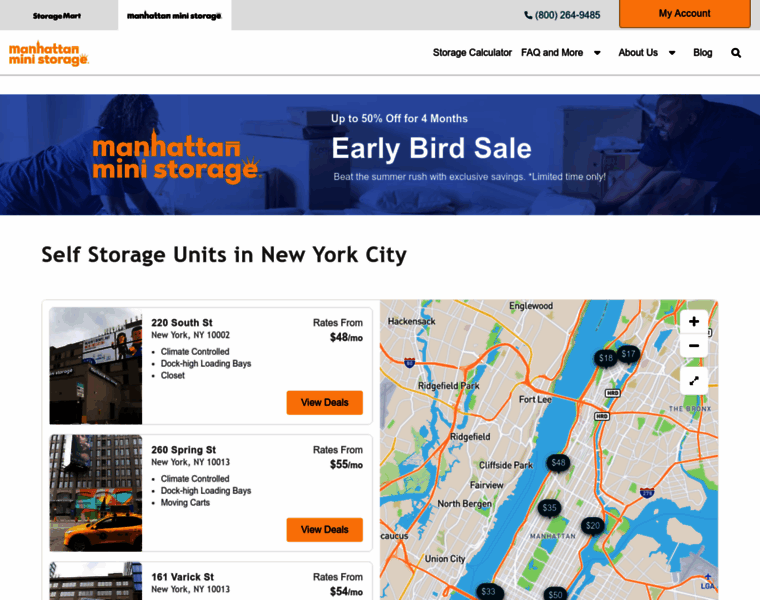Manhattanministorage.com thumbnail