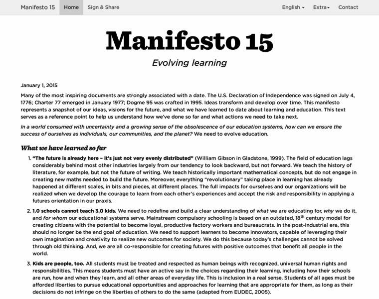 Manifesto15.org thumbnail