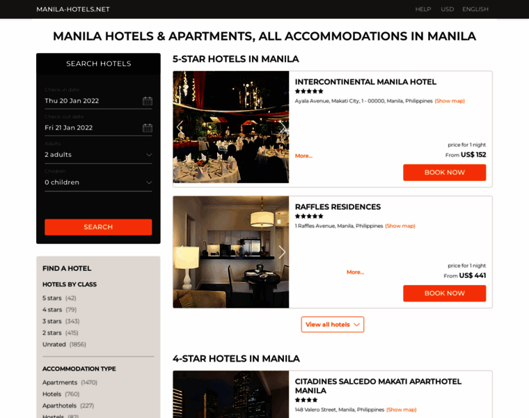 Manila-hotels.net thumbnail