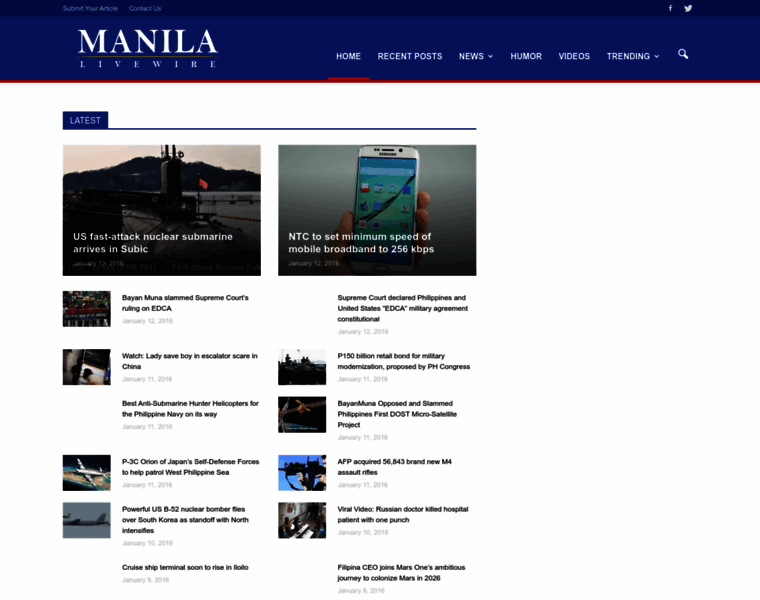 Manilalivewire.com thumbnail