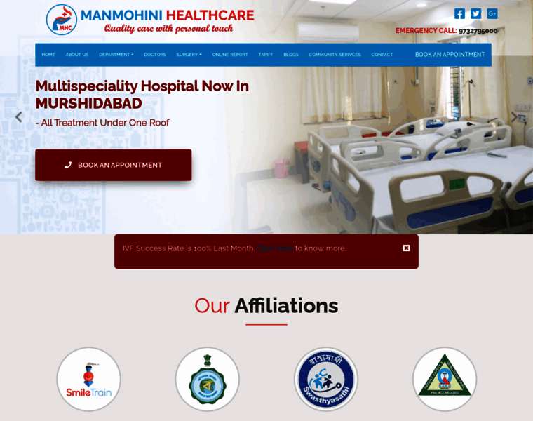 Manmohinihealthcare.com thumbnail