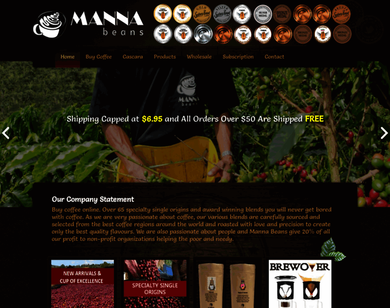 Mannabeans.com.au thumbnail