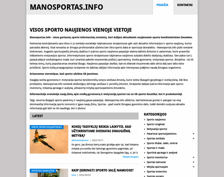 Manosportas.info thumbnail
