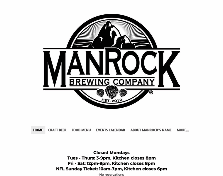 Manrockbrewing.com thumbnail