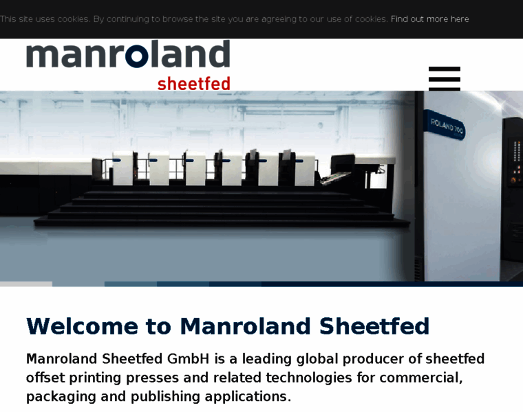 Manroland-sheetfed.com thumbnail