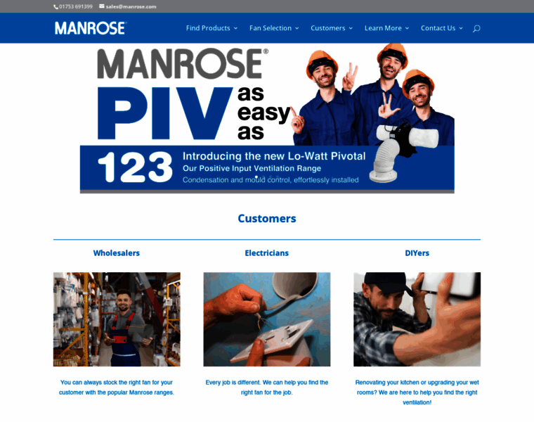Manrose.co.uk thumbnail