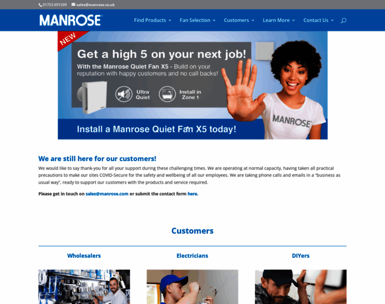 Manrose.com thumbnail