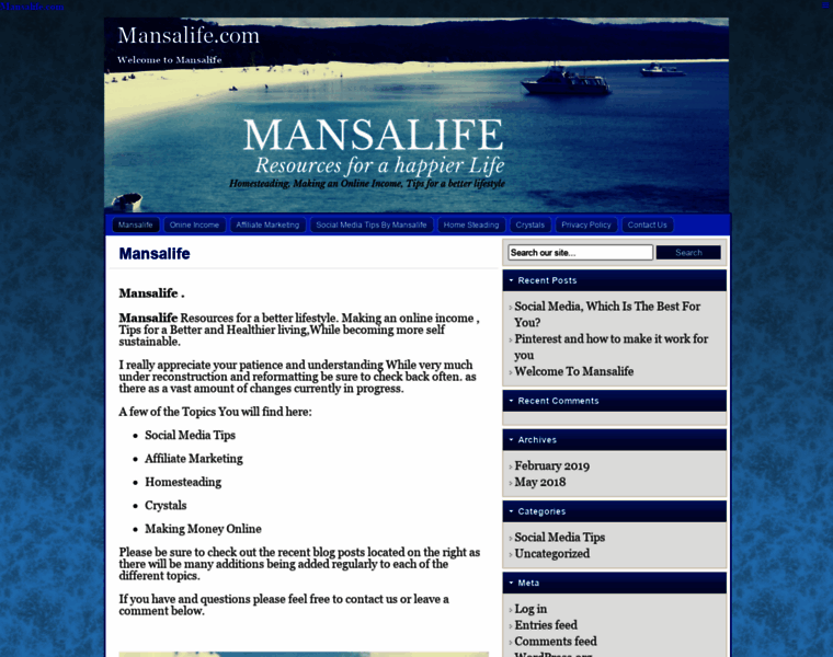 Mansalife.com thumbnail