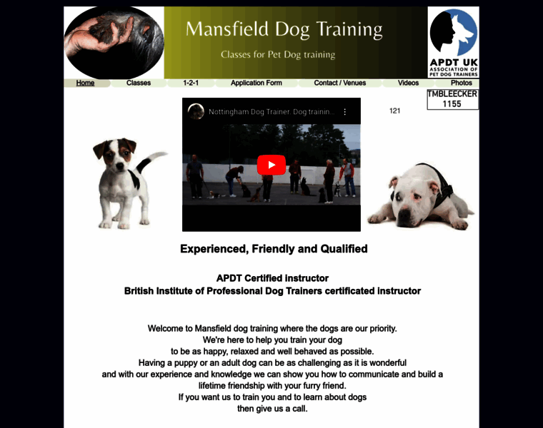 Mansfielddogtraining.co.uk thumbnail