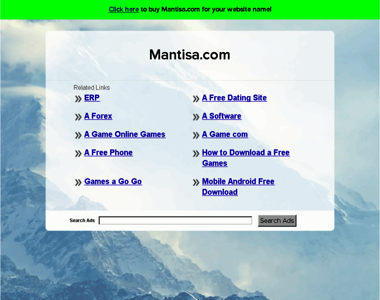 Mantisa.com thumbnail