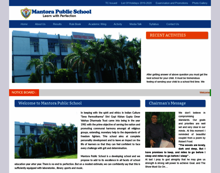 Mantorapublicschool.com thumbnail