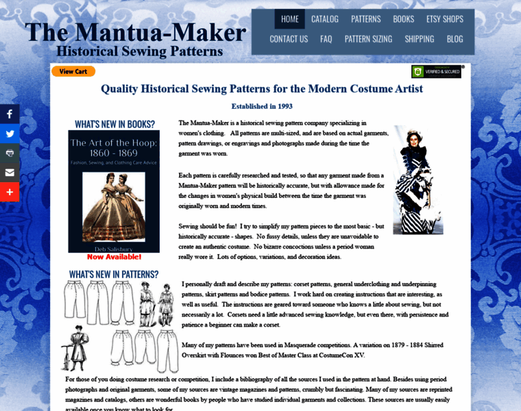 Mantua-maker.com thumbnail