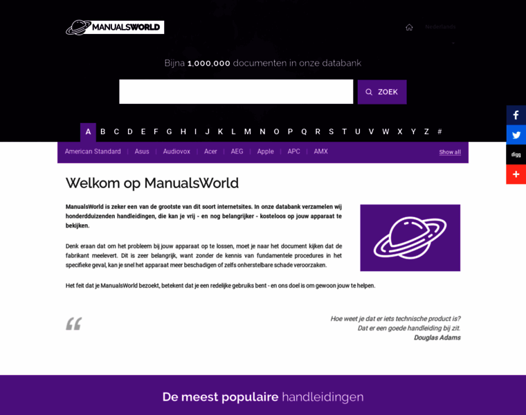 Manualsworld.nl thumbnail