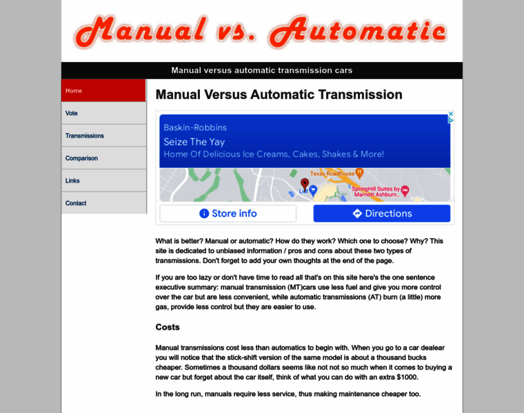 Manualversusautomatic.com thumbnail