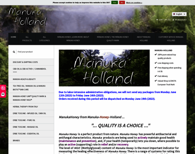 Manuka-holland.nl thumbnail Manuka-holland.nl thumbnail