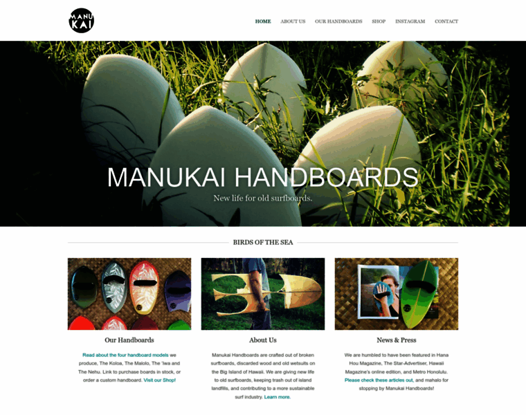 Manukaihandboards.com thumbnail