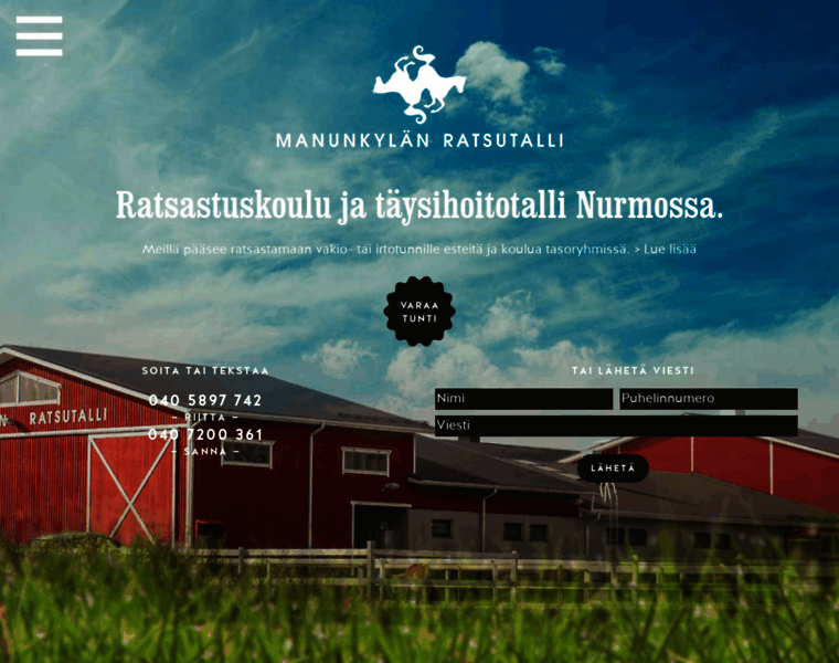 Manunkylanratsutalli.fi thumbnail