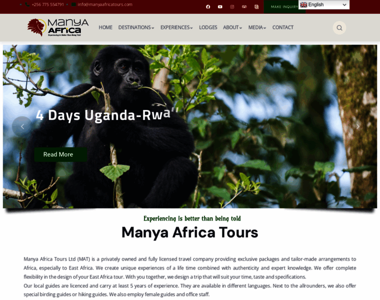 Manyaafricatours.com thumbnail