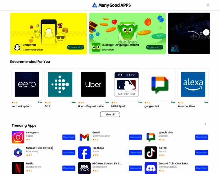 Manygoodapps.com thumbnail Manygoodapps.com thumbnail
